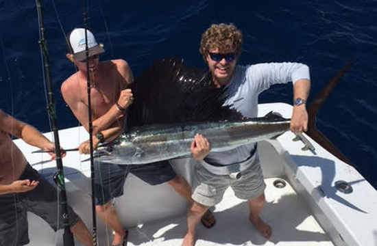 zack schuch fishing a marlin photo